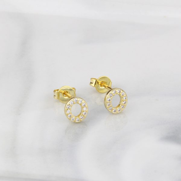 Sparkling Diamond English Letter Earrings for Women - Image 20