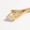 Luxury Zircon Bow Adjustable Ring with Real Gold Electroplating - Image 6
