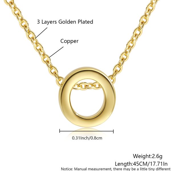 Minimalist Gold 26-Letter Pendant Necklace for Everyday Elegance - Image 20
