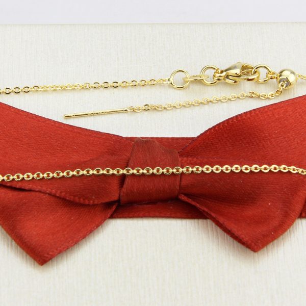 Three-Dimensional Cube Zircon 26-Letter Gold-Plated Necklace - Image 6