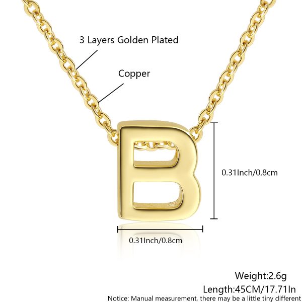 Minimalist Gold 26-Letter Pendant Necklace for Everyday Elegance - Image 7