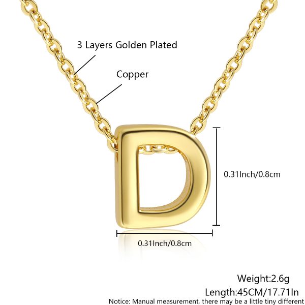 Minimalist Gold 26-Letter Pendant Necklace for Everyday Elegance - Image 9