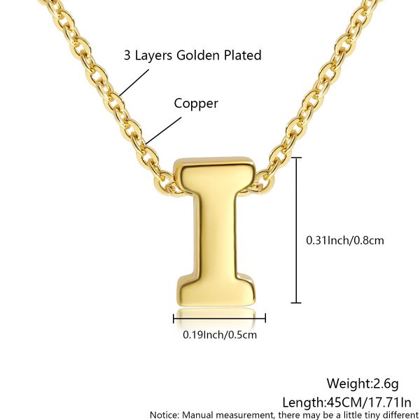 Minimalist Gold 26-Letter Pendant Necklace for Everyday Elegance - Image 14
