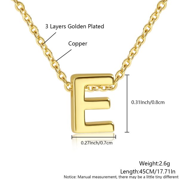 Minimalist Gold 26-Letter Pendant Necklace for Everyday Elegance - Image 10